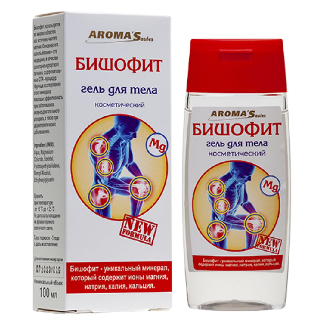 Бишофит, гел за тяло с магнезиева сол aroma'saules, 100 мл.