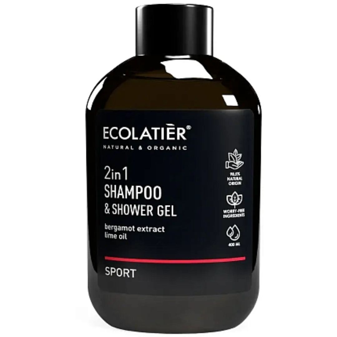 Шампоан и душ 2 in 1 sport ecolatier, 400 мл.